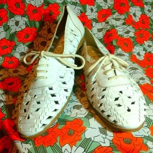 Vintage White Sandals